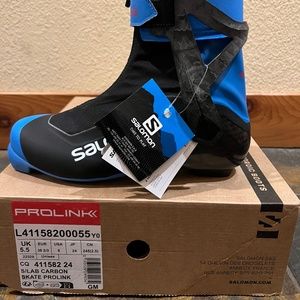 Salomon S/LAB CARBON SKATE PROLINK Cross Country Ski Boots
